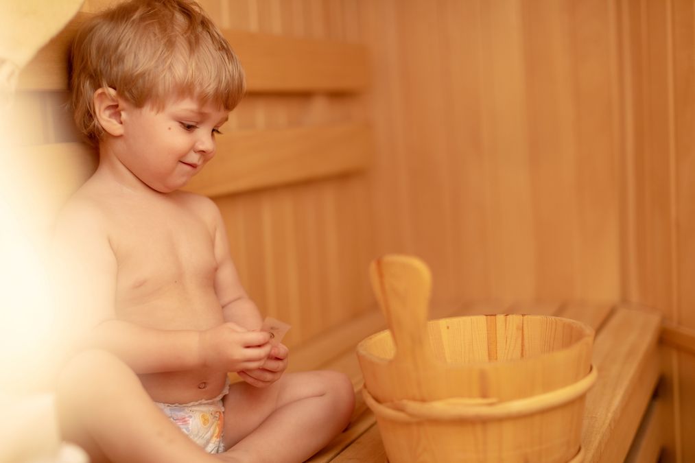 Baby- & Kleinkindsauna in der Sylter Welle