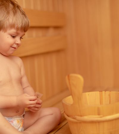 Baby- & Kleinkindsauna in der Sylter Welle