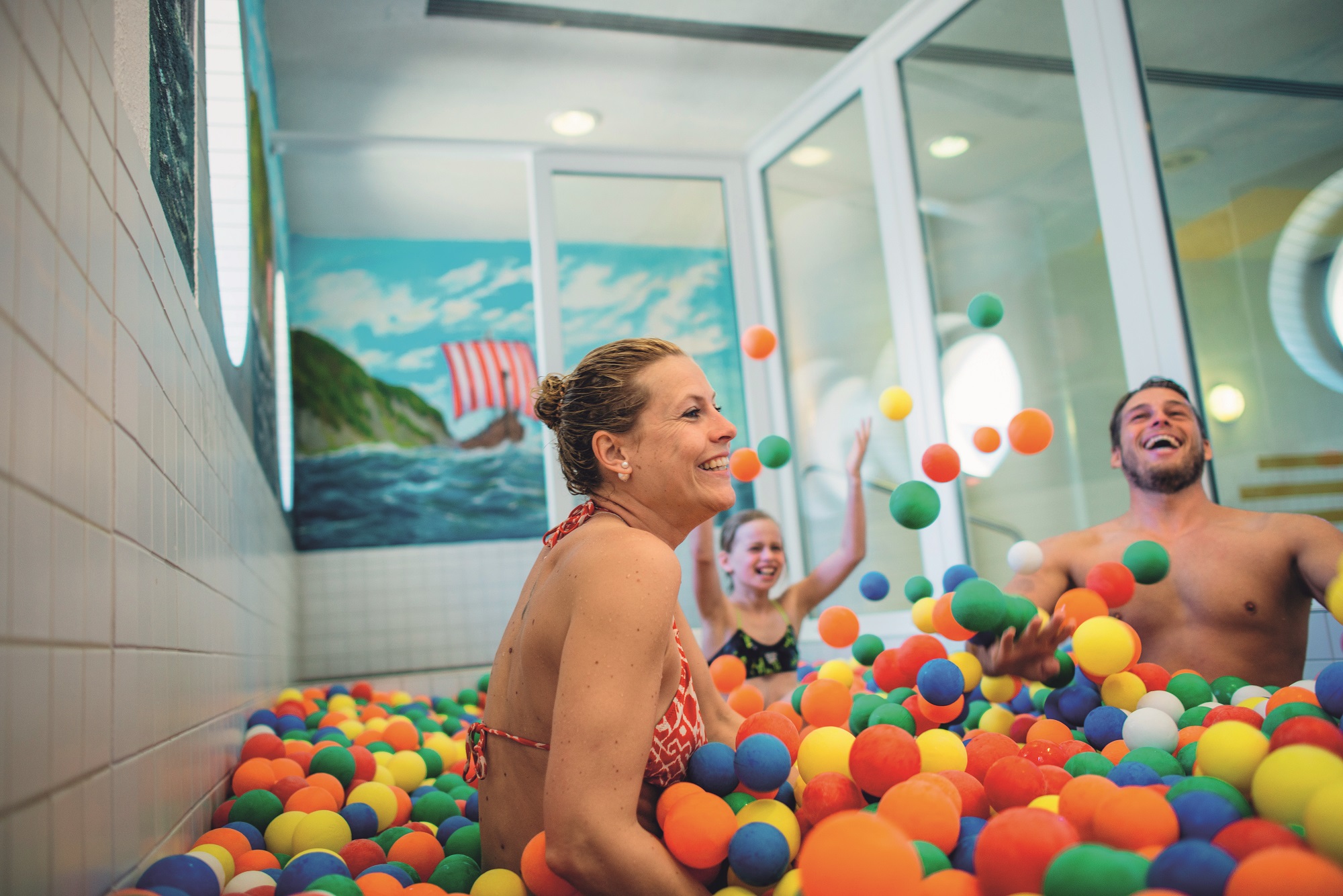 Bällebad am Kinderbecken der Sylter Welle