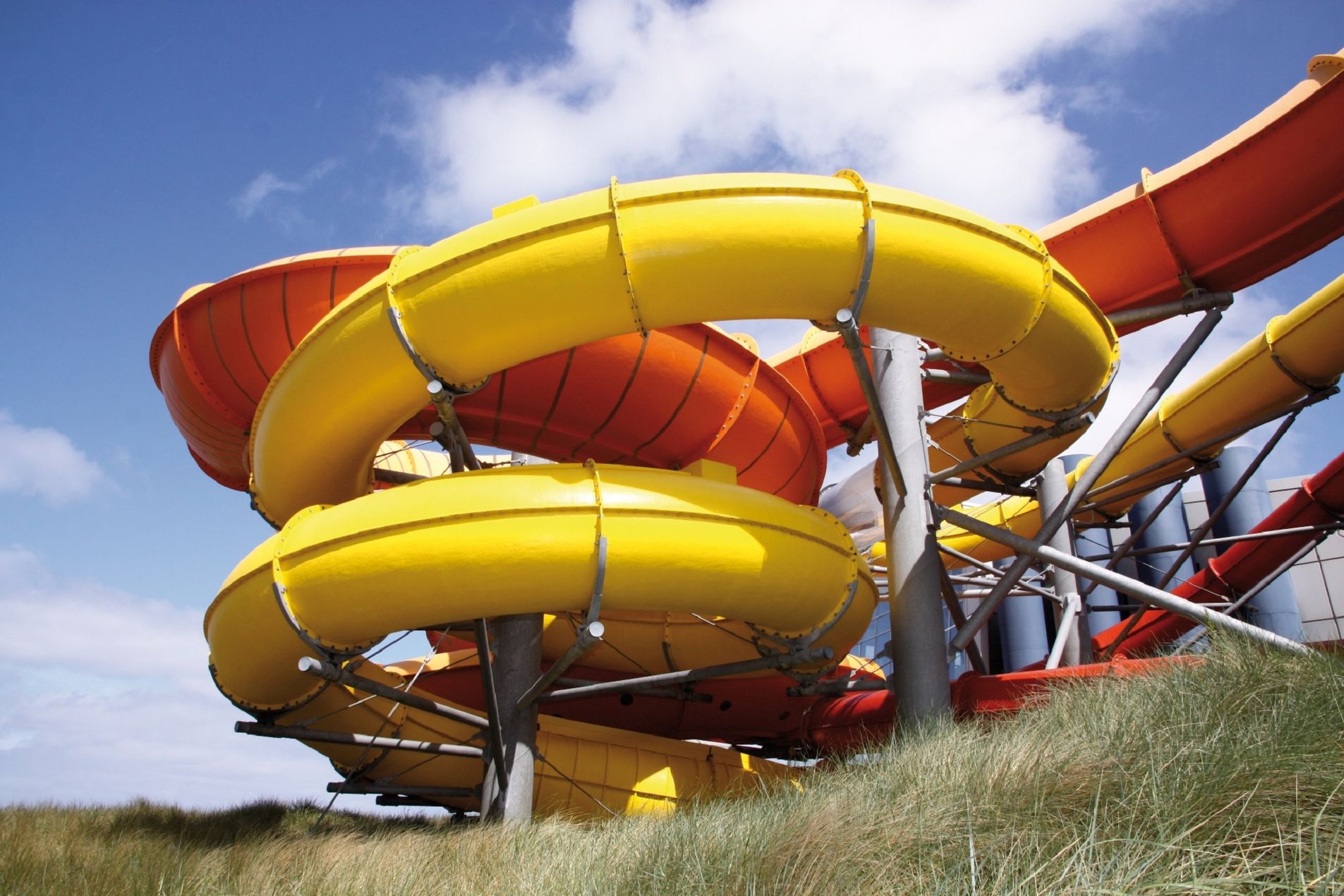 Wasserrutschen der Sylter Welle