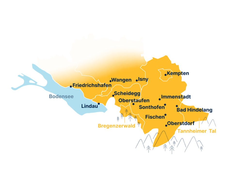 Übersicht Mobilpass Allgäu