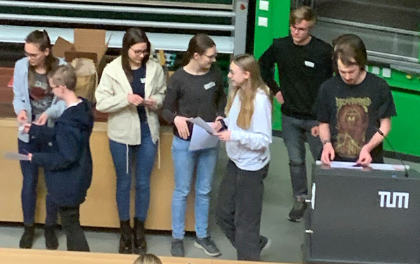 Chemie – die stimmt! Teilnahme an der 2. Runde an der TU München