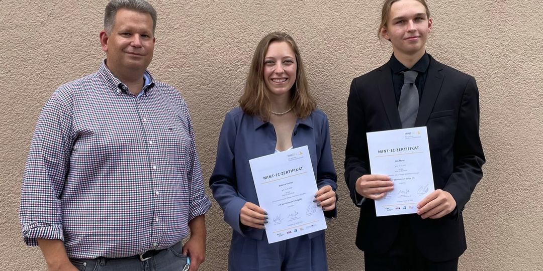 MINT-EC-Zertifikat vergeben