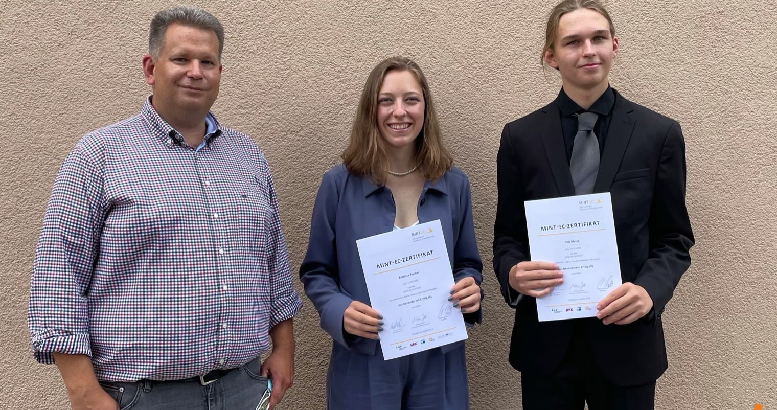 MINT-EC-Zertifikat vergeben