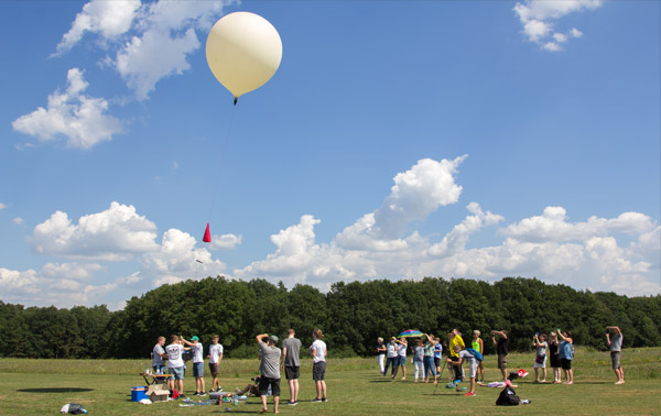 Virtual Reality in der Stratosphäre