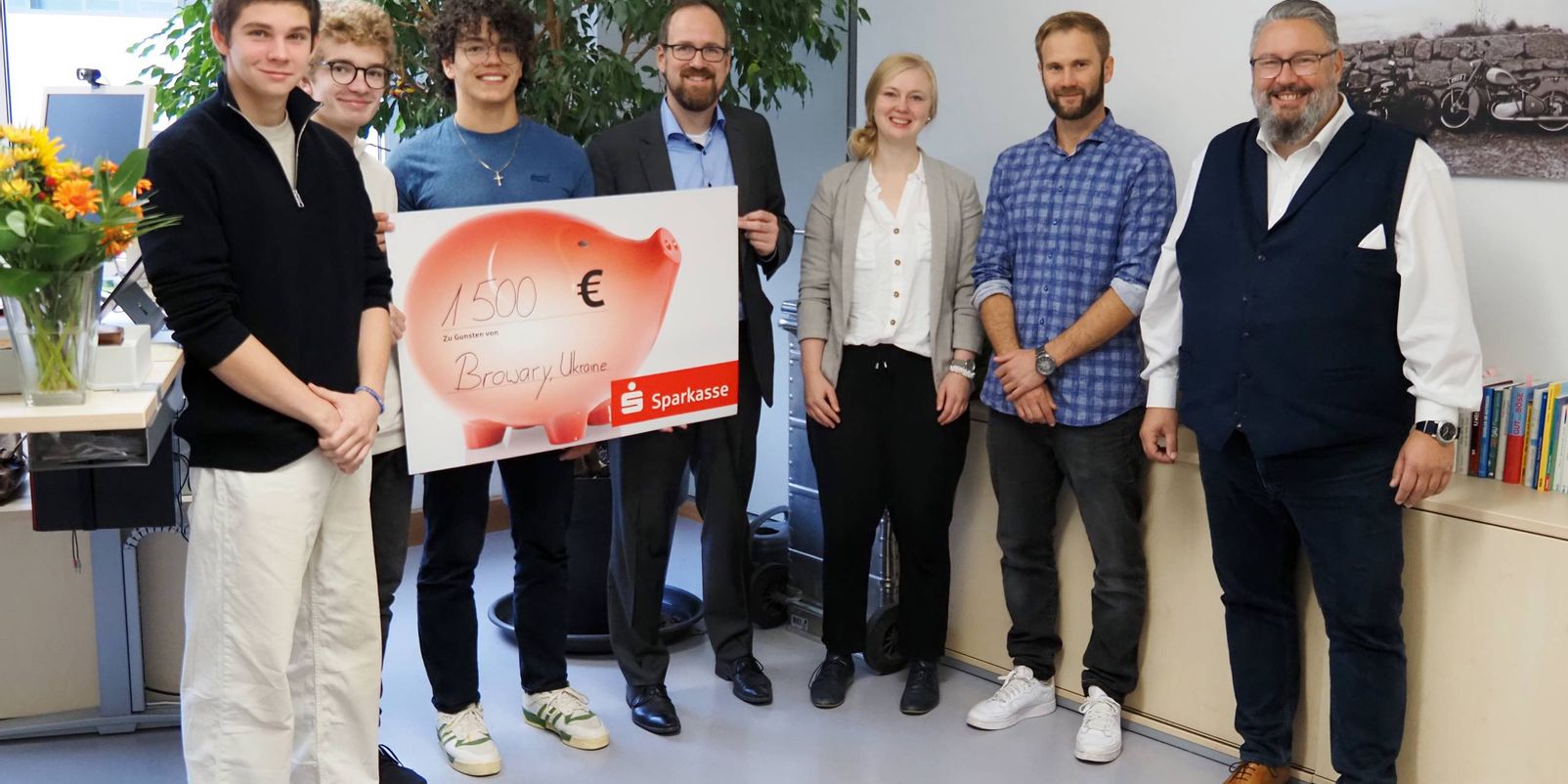 Spende für Schule in Browary