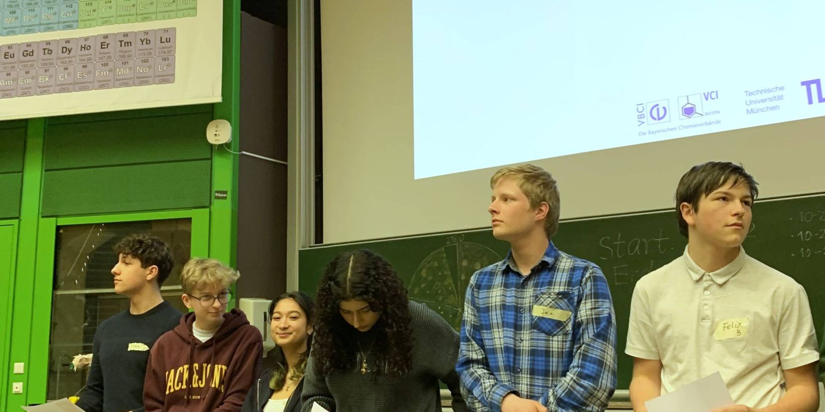 Chemie – die stimmt! – 10d stellt fünf Teilnehmende