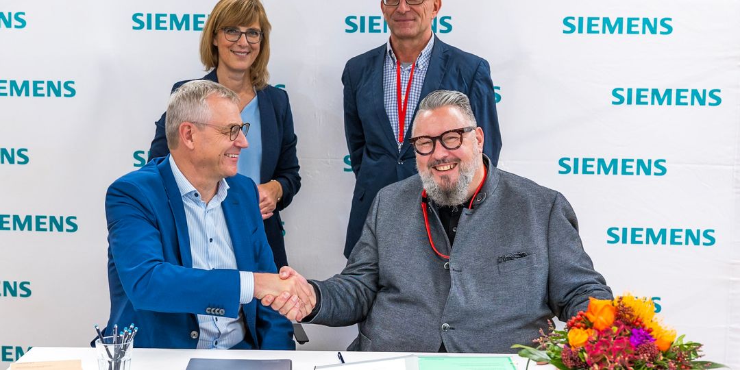 Zukunftstechnologien für die nächste Generation- unsere Partnerschaft mit der Siemens AG