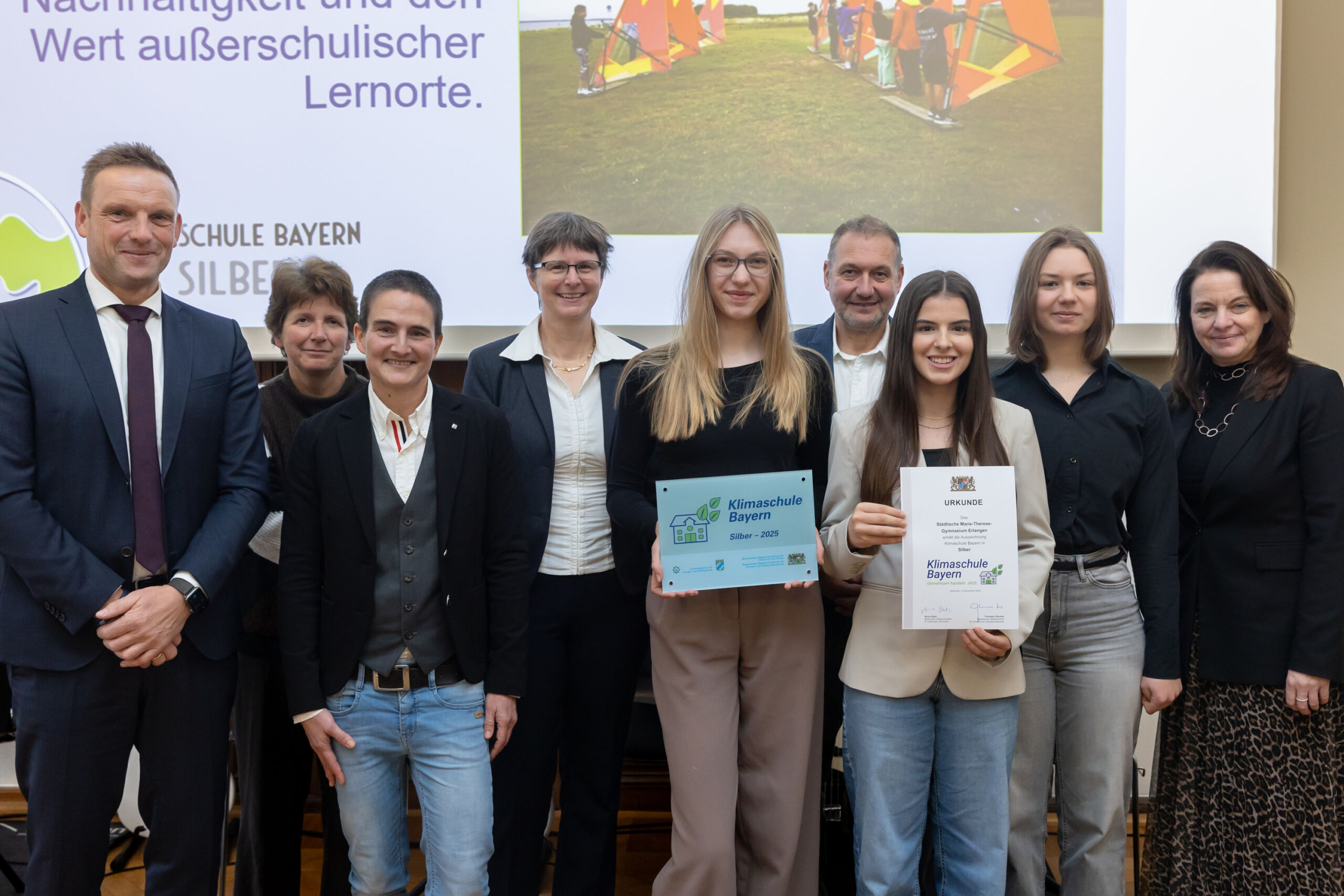 MTG wird als Klimaschule in Silber ausgezeichnet
