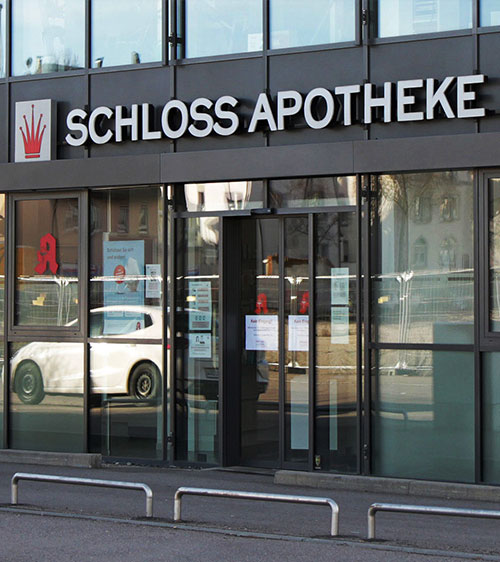 Außenansicht Schlossapotheke Kurze Strasse