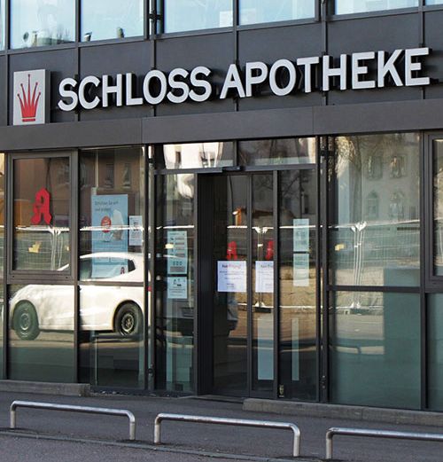 Außenansicht Schlossapotheke Kurze Strasse