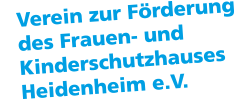 Logo des Vereins zur Förderung des Frauen- und Kinderschutzhauses Heidenheim e.V.