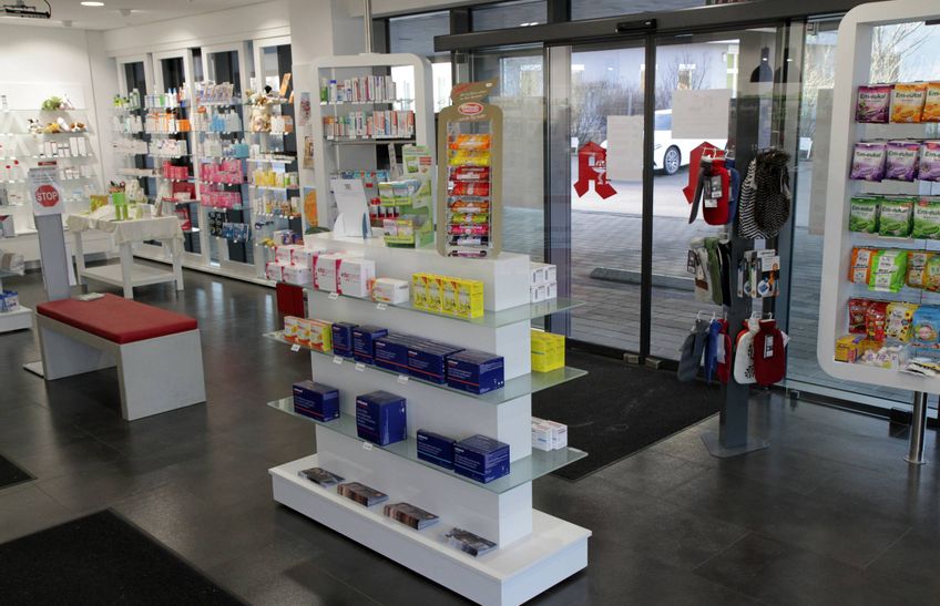 Innenansicht der Schlossapotheke Kurze Strasse