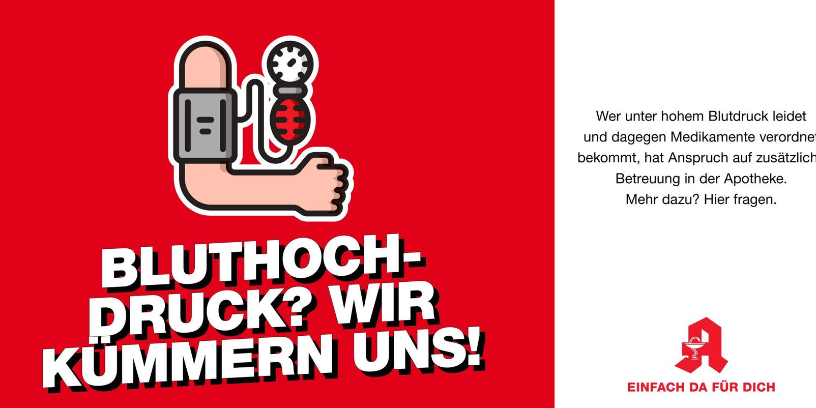 Bluthochdruck? Wir kümmern uns!