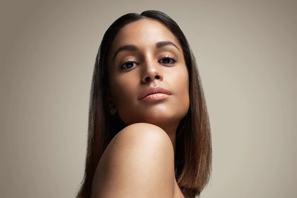 Model für Jawline