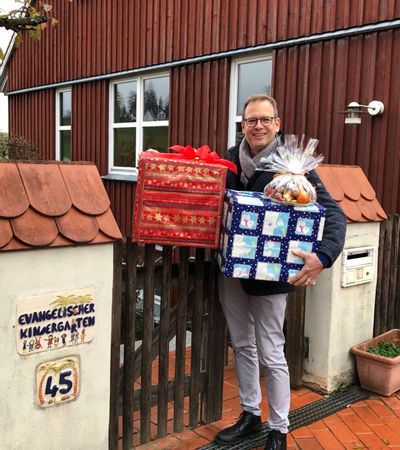 Spenden an Kindergarten Brunn im Dezember 2018