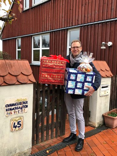Spenden an Kindergarten Brunn im Dezember 2018