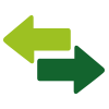 Verleih Logo Doppelpfeil