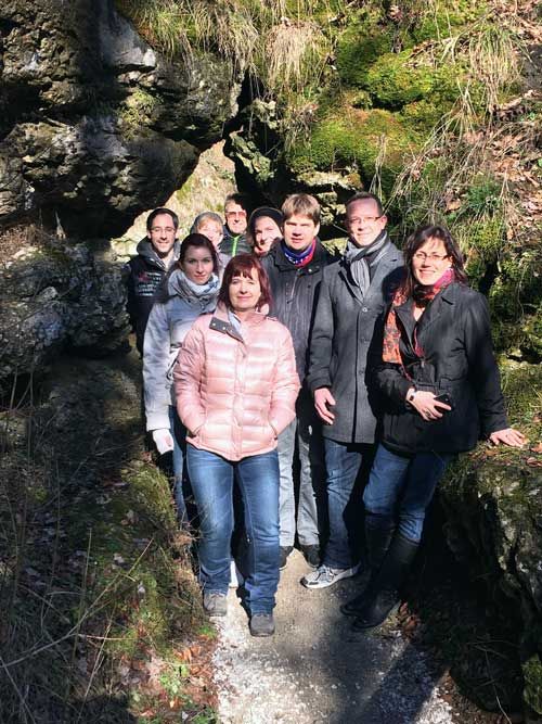 Führungstreffen - Gruppenfoto in der Fränkischen Schweiz