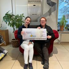 Spendenübergabe an Tierheim Feucht im Dezember 22