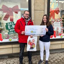Spendenübergabe an Ev. Kindertagesstätte Moosbach im Dezember 22