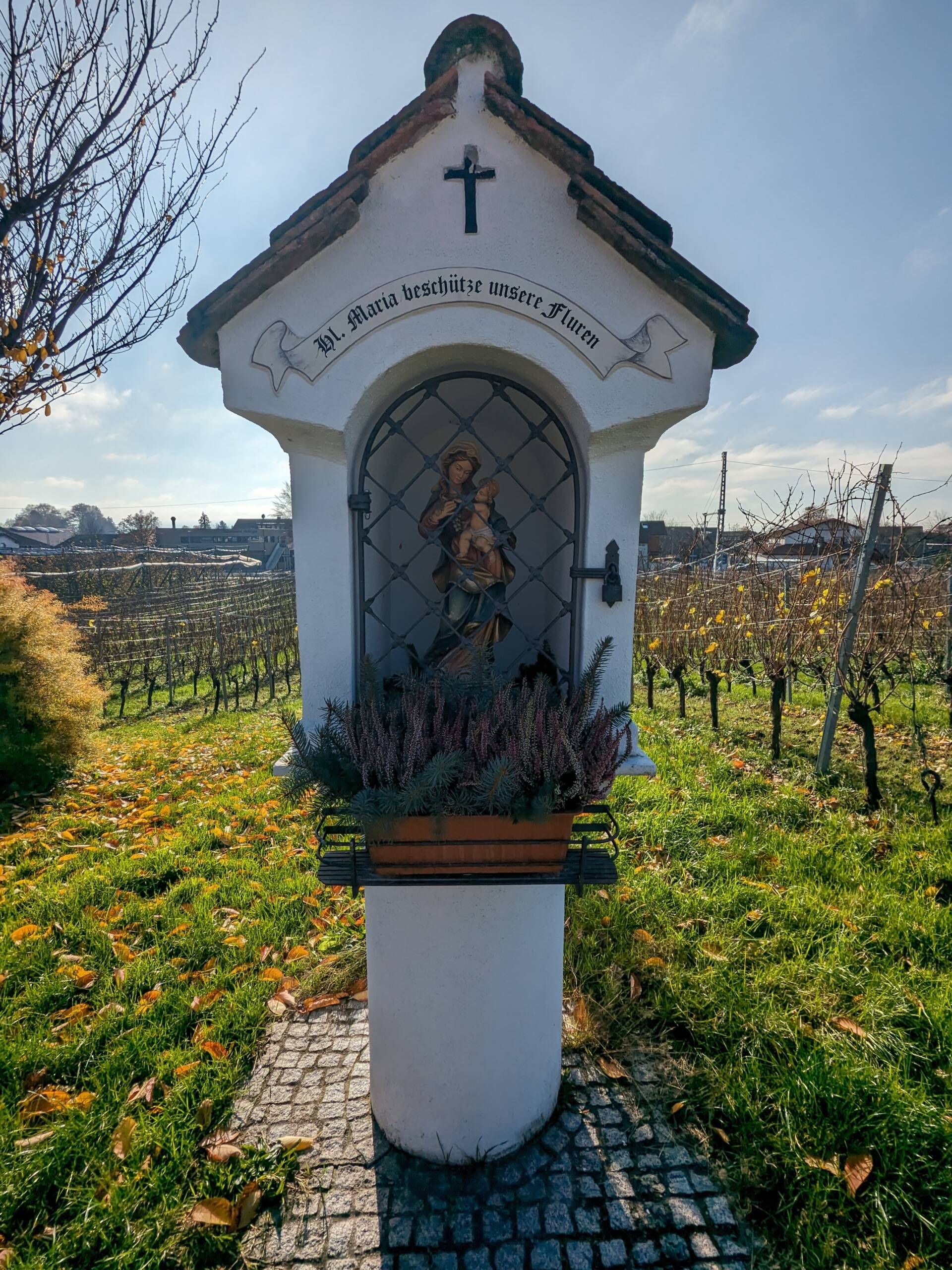 Bildstöckle mit Figur 