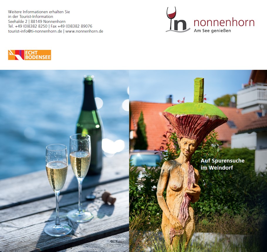 Umschlag der Dorfbroschüre "Auf Spurensuche im Weindorf"