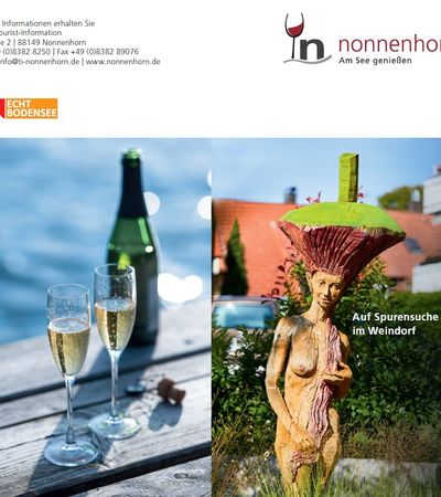 Umschlag der Dorfbroschüre "Auf Spurensuche im Weindorf"