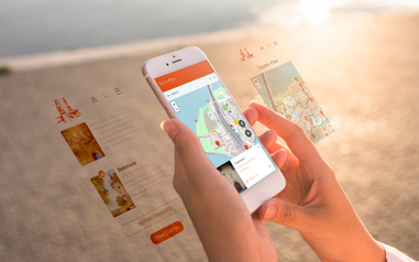 Mobile Ansicht digitaler Stadtrundgang