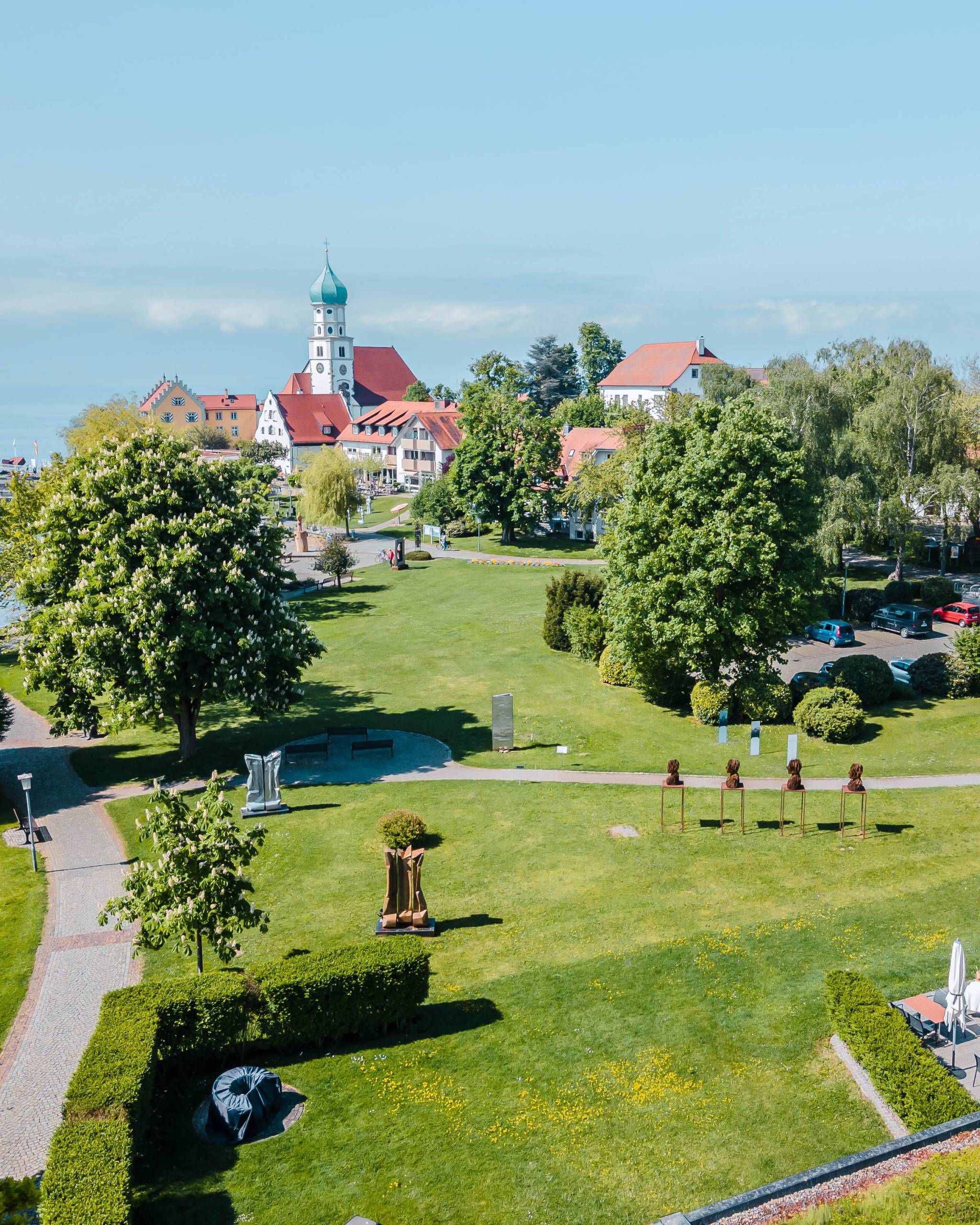 Luftaufnahme Halbinsel Wasserburg