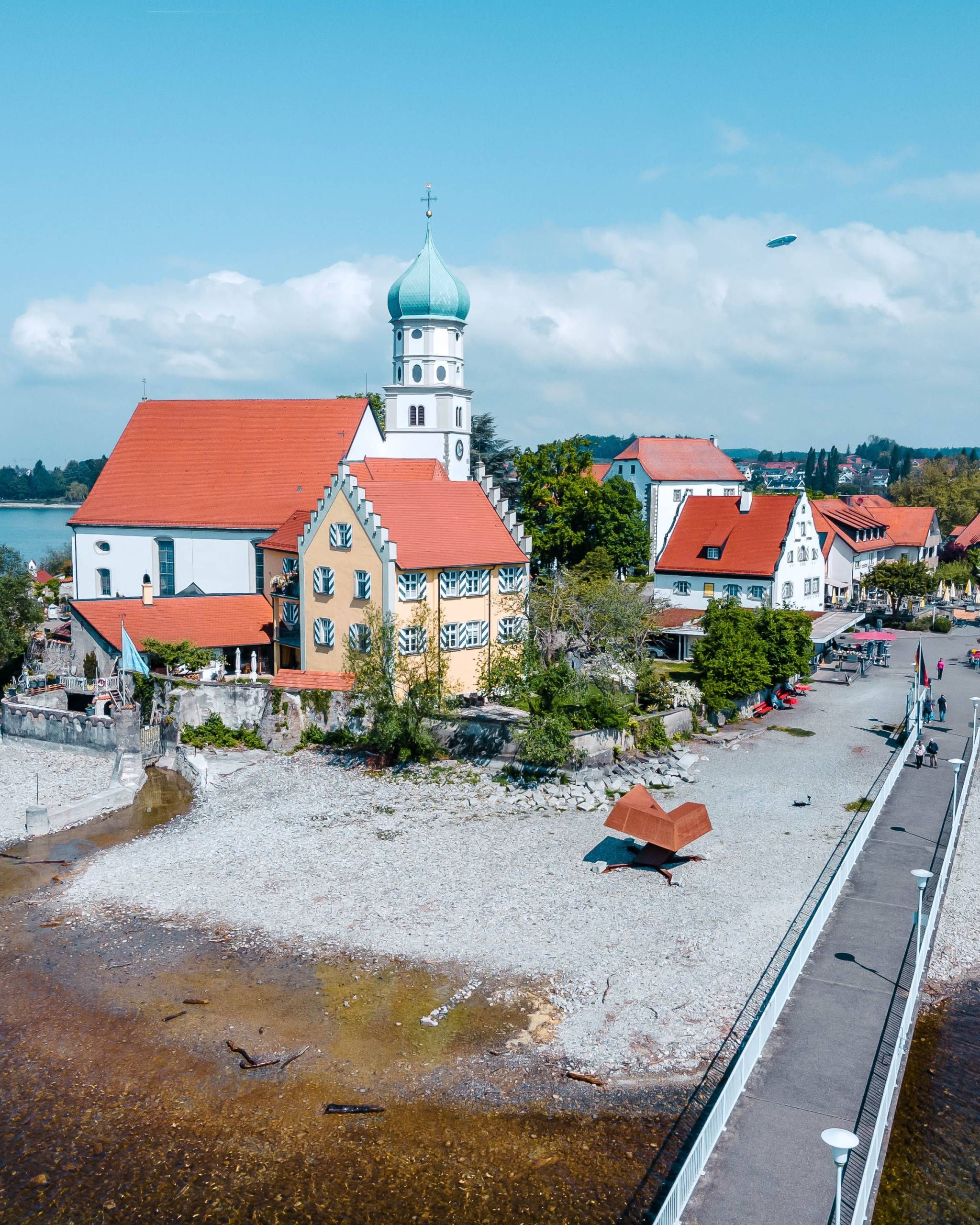 Wasserburger Halbinsel Mit der Kirche St. Georg.
