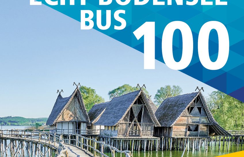Abbildung Titelbild des Fahrplan " Echt Bodensee Bus 100"
