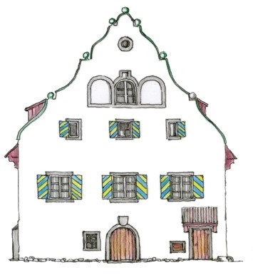 Gezeichnetes Museums Logo vom Museum im Malhaus