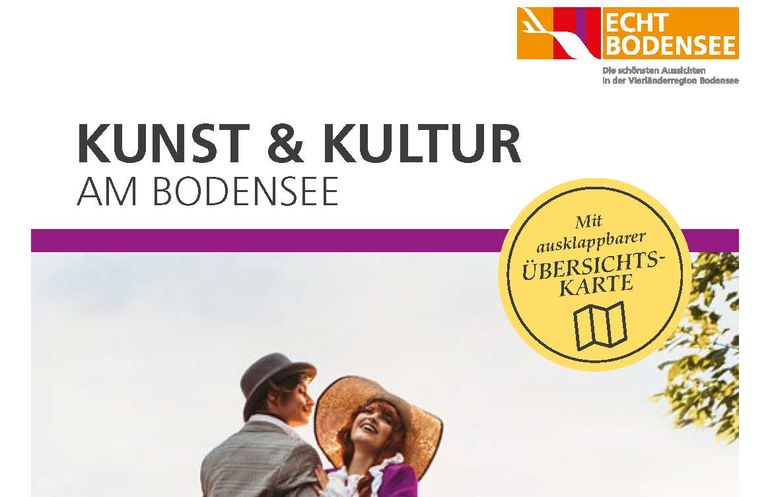 Titelbild Proschüre Kunst und Kultur am Bodensee.