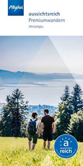 Titelbild Prospekt Aussichtsreich Premiumwandern Westallgäu