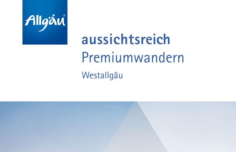 Titelbild Prospekt Aussichtsreich Premiumwandern Westallgäu