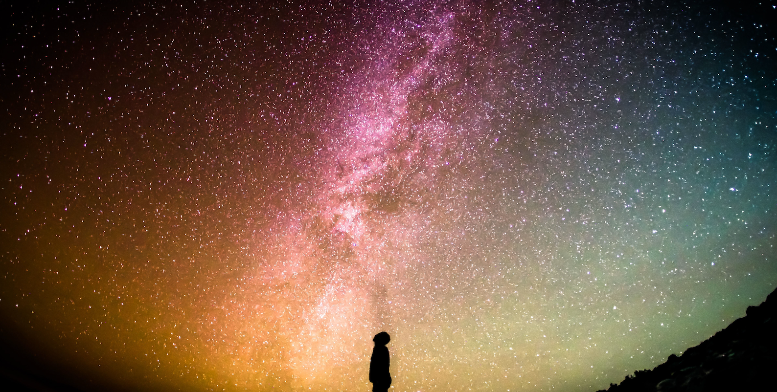 Phantastischer Blick in die Sterne