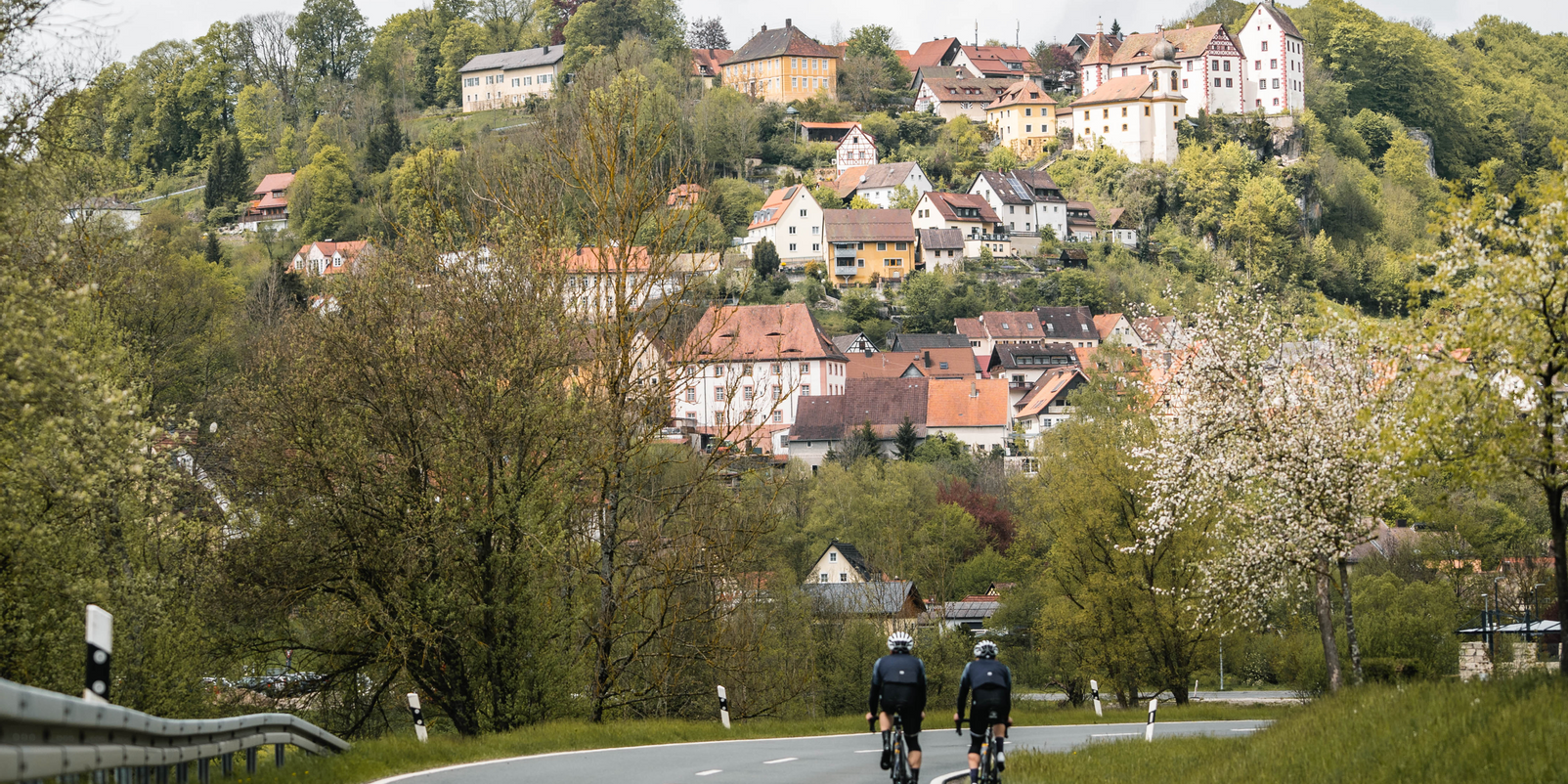 Deutschland Tour Atmosphäre Ende Mai in Erlangen