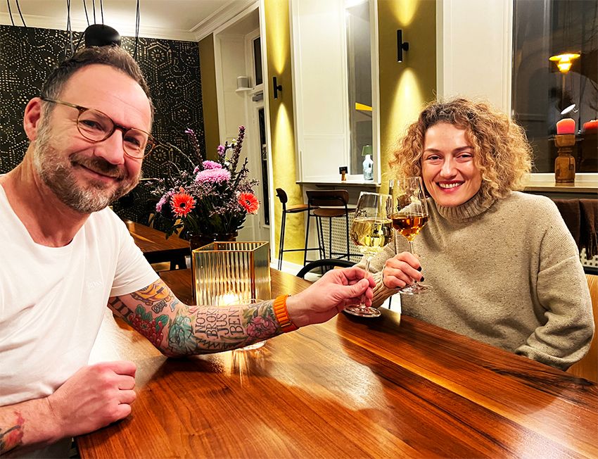 Lecker Essen und Trinken  in entspannter Atmosphäre 