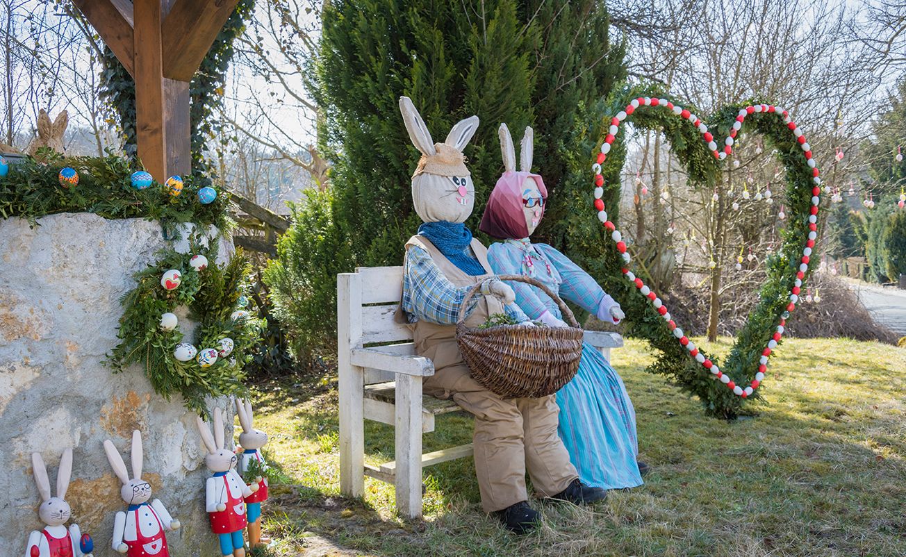Der Osterbrunnen von Almas bei Gräfenberg