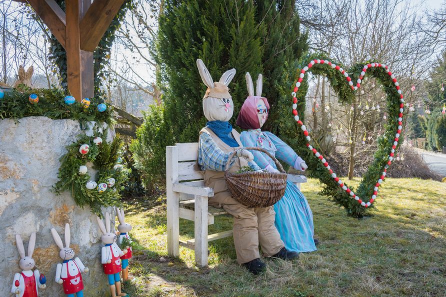 Osterbrunnen in der fränkischen Schweiz