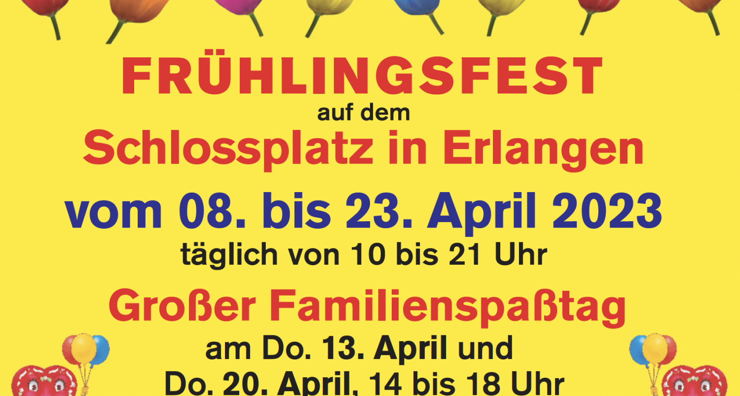 Kunterbunter Spaß beim Frühlingsfest am Schlossplatz