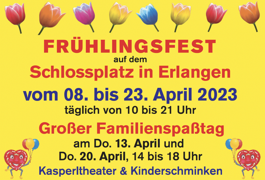 Kinderspaß beim Frühlingsfest in Erlangen