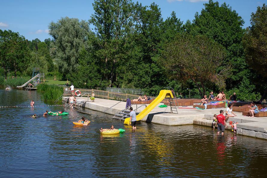 Stadt Oettingen Flussbad; Foto: Werner Rensing
