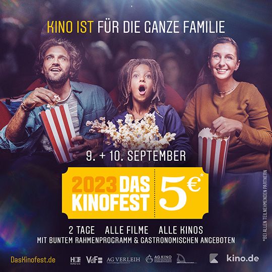Sichern Sie sich jetzt Ihr KINOFEST-Erlebnis am 9. und 10. September im CineStar Erlangen!