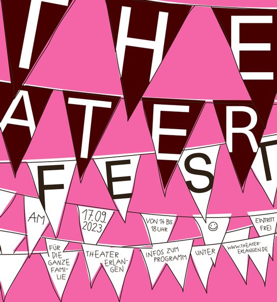 Mit dem  Theaterfest beginnt traditionell die Spielzeit im Theater Erlangen:  Genießen Sie Kuchen, Proben und Livemusik im Markgrafentheater