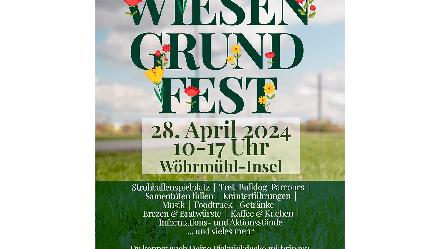 Wiesengrundfest am 28.4.24 auf der Kulturinsel  Wöhrmühle in Erlangen: