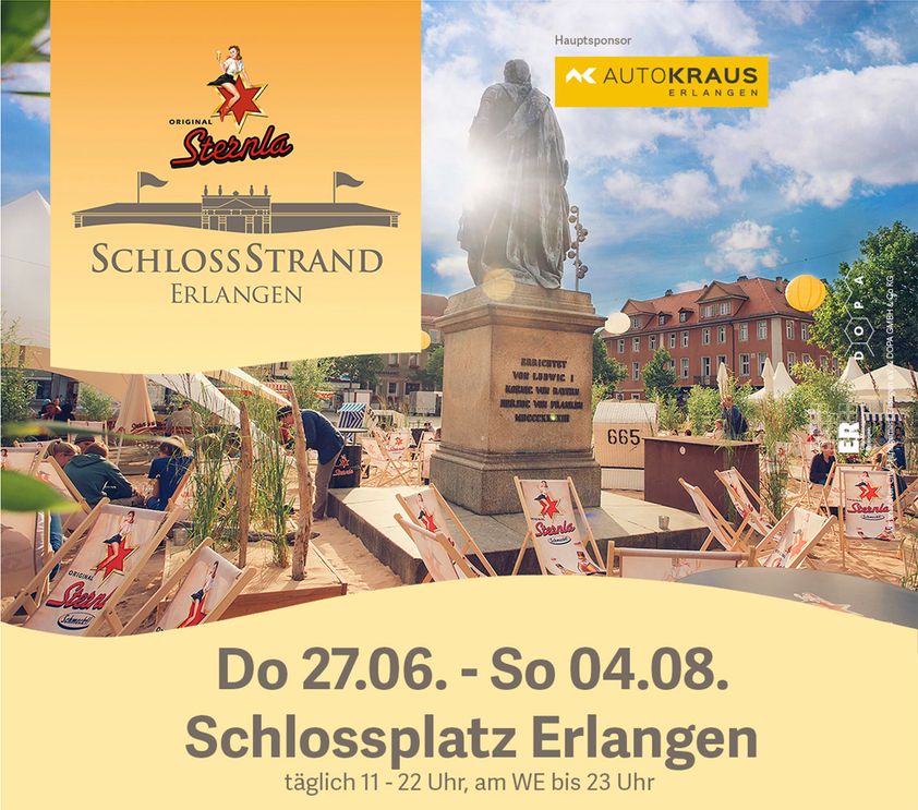 Urlaubsfeeling pur: Entfliehen Sie dem Alltag und genießen Sie den Erlanger SchlossStrand 2024