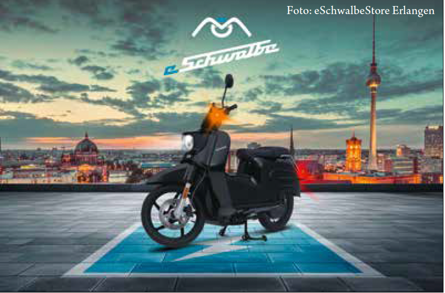 Kultroller neu belebt: Die eSchwalbe Roller erobern Erlangen!