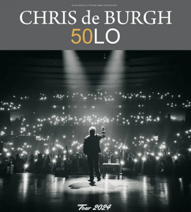 Chris de Burgh live am 28.10.2024 in der Heinrich-Lades-Halle in Erlangen erleben